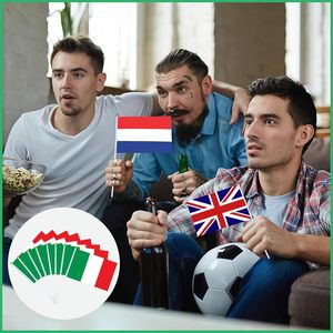 Drapeau miniature de campagne électorale 21*14 cm avec bâton de 30 cm, polyester imprimé HD pour événements de rallye - Product Image 2