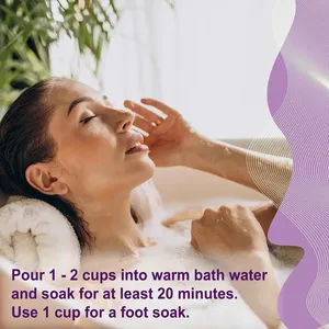 EE. UU. Hecho 15lb Sales de baño seguras para el embarazo Hidratante relajante suave Crema corporal Remojo Servicios de etiqueta privada para mujeres embarazadas - Product Image 6