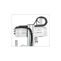 Machine de soudage par ultrasons à déchargement automatique de plateau tournant, augmentation de l'efficacité, vitesse contrôlable avec bras mécanique de table rotative