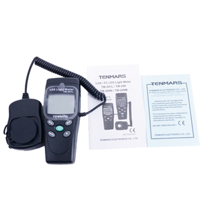 TENMARS Niveau de lumière numérique TM-201L 200,000 Lux Mesure Luxmètre à <span class=keywords><strong>LED</strong></span> blanche - Product Image 2