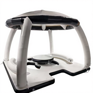 Plateforme flottante gonflable pour fête aquatique estivale <span class=keywords><strong>avec</strong></span> tente à louer - Product Image 1