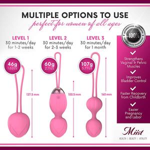 Bola de estrés de silicona impermeable para ejercicio vaginal, bolas <span class=keywords><strong>Kegel</strong></span> después del <span class=keywords><strong>embarazo</strong></span> - Product Image 3