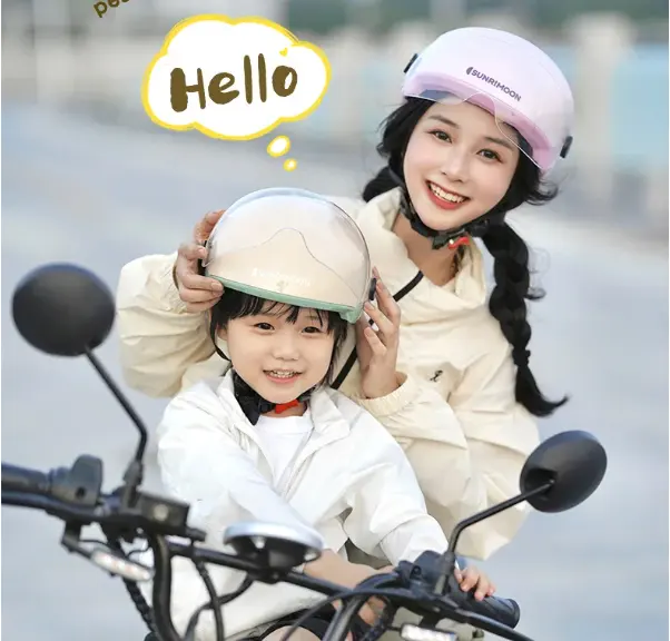 Nouveau casque de voiture parent-enfant pour garçons et filles adulte universel 3C quatre saisons batterie vélo électrique Scooter tête de protection