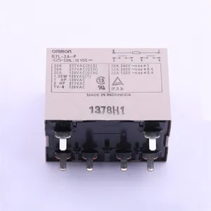 Relé de potencia de uso General, componente electrónico, Original, nuevo, 12V, G7L-2A-P, DC12, OMI