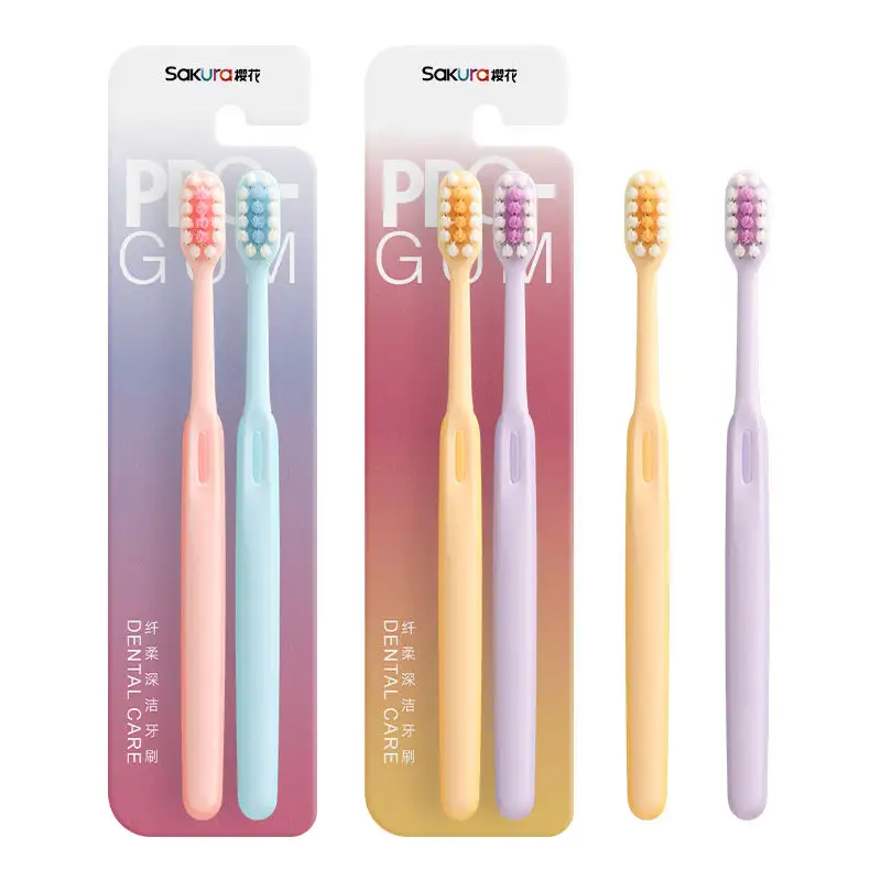 High Quality Cleaning Design Super Soft Bristled Adult Soft Bristled Toothbrush