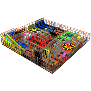 Parcs de trampolines pour enfants sur mesure, murs d'escalade, fosse à mousse, toboggan arc-en-ciel, trampolines pour enfants à vendre - Product Image 1