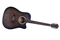 Guitare acoustique électrique mate de 41 pouces avec micros LC-5 et kit d'accessoires