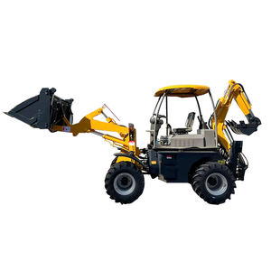 4X4 Operasi Hidrolik 3Ton 4Ton 5Ton EPA Bersertifikat Daya Lebih Besar Mini Backhoe Loader Oleh CNMC - Product Image 1