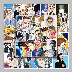 51Pcs Nhà Máy Bán Buôn Sao Ca Sĩ Sáng Tạo Chu vi Không Thấm Nước <span class=keywords><strong>Justin</strong></span> <span class=keywords><strong>Bieber</strong></span> Sticker Guitarist Ledger Scooter Sticker - Product Image 5