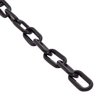 Chaîne en plastique multicolore de 6mm pour Barricade de circulation Chaîne en plastique pour Barricade de sécurité directe d'usine