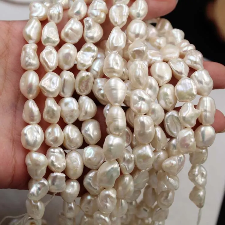 CBJ-02 barroco pulsera de piezas de cuentas de collar Irregular perla