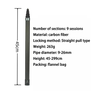 Bundle de temps de balle de bâton d'extension de <span class=keywords><strong>Selfie</strong></span> en Fiber de carbone de haute qualité 3m Compatible avec In/sta360 One X2 One X3 - Product Image 5