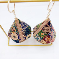 WS185 Grosir Gantungan Kunci Mini Bohemia Vintage Lucu, Aksesoris Gantungan Tas Sekolah Kecil, Dompet Koin