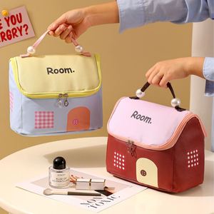Nouvelle trousse de toilette de voyage de haute qualité en PU imperméable, sac de rangement pour cosmétiques, trousse de maquillage avec poignée - Product Image 5