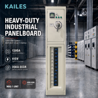 Armoire de distribution industrielle en acier galvanisé KAILES Série KLS-PNL 1200A 415V 35kA NEMA 1R, panneau de commande triphasé