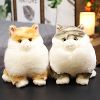 Jouet en peluche chat, taille réelle et réaliste, fait à la main, cadeau pour enfant, femme
