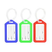 Etiquetas de Equipaje JIANJI Personalizadas en PVC, Modernas, Suaves y Duraderas, con Patrón Sólido, Impermeables y Portátiles para Maletas, Mochilas y Bolsos