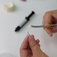 Yucera Support de couronne partielle, outil auxiliaire de laboratoire pour positionnement précis, pâte de frittage