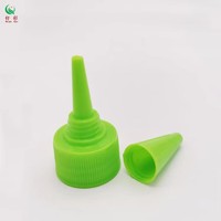 Capuchon d'extrusion en plastique chaud 24/410pp avec vis à nervures deux fois capuchon supérieur 120ml encre pigmentée torsion peut être rempli bouchon de bouteille