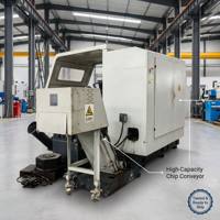 En stock, tour-fraiseuse CNC d'occasion SKT200TTSY, machine composite à double broche et axe Y pour le traitement de quincaillerie d'arbres de transmission automobiles