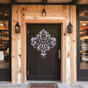 Pochoirs de mandala translucides de grande taille pour la <span class=keywords><strong>peinture</strong></span> - Modèles de mandala réutilisables - Motifs de 60x60 cm pour les murs, les tissus, le bois - Product Image 5