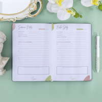 Cahier de planificateur chrétien personnalisé Bible Journal de prière avec onglets Cartes d'affirmation dévotion quotidienne pour la gratitude et la prière