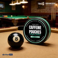 Pochette de caféine de qualité BRCAA+ 50 mg Premium Edge pour votre marque, fabriquée selon les normes GMP légales
