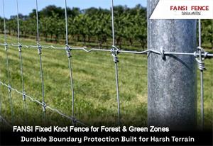 Red Antivuelco Galvanizada con Anillas de Hierro para Ganado, Ovejas y Ciervos, Valla para Ranchos y Pastizales - Product Image 5