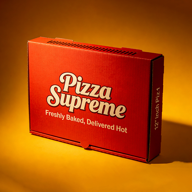 TongKun Eco Friendly Recycled Materials Kraft Corrugated Pizza Mailer Boxes Matt Lamination Glitter Biodegradable Heavy Duty