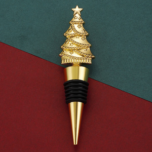 Christmas Tree Zinc Alloy <b>Wine</b> Stopper Food Grade Sealing For Champagne Bottle - Product Image 1