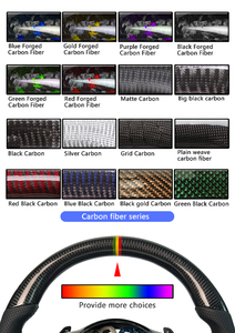 Volante de Fábrica en Fibra de Carbono Forjada con LED y Cuero para Audi B8 B9 Q5 Q7 A3 A4 A5 A6 S4 S5 RS3 RS4 RS6 <span class=keywords><strong>RS</strong></span> - Product Image 6