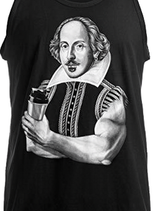 Camiseta sin mangas con cuello en V para hombre Muscle Man Shakespeare - Product Image 4