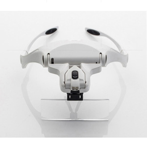 Lupa de Cabeza con 5 Lentes Ajustables y Luz LED, Gafas de Aumento con Lámpara LED para Extensión de Pestañas y Herramientas de Injerto - Product Image 2