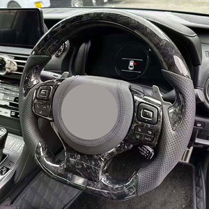 Volante de Fibra de Carbono Real Personalizado para <span class=keywords><strong>Lexus</strong></span> ES350 RX GS LX IS250 IS350 IS - Product Image 6