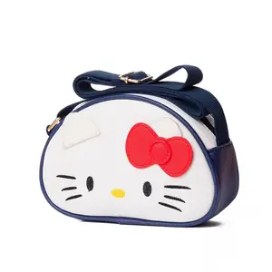 New Kuro PU Leather Bag Pink HK Kitty Cat Shoulderbag Melodi iCrossbody Kids Bag KT Cat Coin Purse Phone bag
