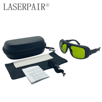 Lunettes de sécurité laser certifiées haute performance à transmission de 40 %, pleine monture, pour 450 nm, 808 nm, 980 nm, 1064 nm