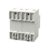 QINGSENG Protector de Sobretensión y Baja Tensión Ajustable con Relé 220V 230V para Riel DIN, Doble Pantalla, Protección contra Sobrecorriente 40A 63A 80A