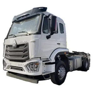 Segunda Sinotruk haohan 6x4 375 HP 10 ruedas fabricante chino cabeza de remolque camión caballo usado tractor camión para África