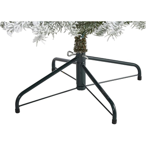 6,5 pieds. <span class=keywords><strong>Sapin</strong></span> de Noël <span class=keywords><strong>artificiel</strong></span> en <span class=keywords><strong>sapin</strong></span> de Nova Scotia floqué, fin et élégant, avec 300 lumières LED blanc chaud et 699 branches pliables - Product Image 5
