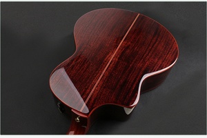 Weifang Rebon 6 corde 41 pollici tutto solido abete rosso e mogano acustica chitarra elettrica - Product Image 5