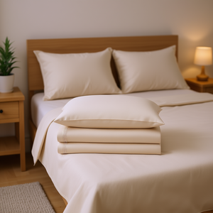 <b>Double</b> Sheet Set 2000 Thread Count Microfiber Soft Home <b>Bedding</b> 5 Sets Solid Color <b>Stitched</b> Simple Style - Product Image 2