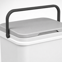 Glacière isotherme portable moderne 11L pour camping et pique-nique, étanche, en PP de qualité alimentaire, anti-chute, pour vin, bière, lait maternel