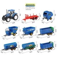 Newholland Plastic Tractor Play Set, Big Harvest Farm