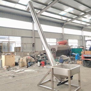 Convoyeur hélicoïdal incliné 5,5 kW 380 V à vitesse réglable, durable pour usine de fabrication - Product Image 4