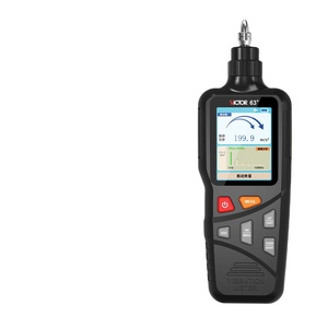 Détecteur de vibrations numérique haute sensibilité 0~1999 µm, sonde de mesure de vitesse/déplacement/accélération, vibromètre à écran couleur - Product Image 3