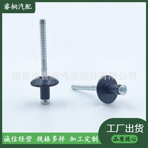 Remaches Ciegos Shuangxuan 6.4x10x19mm de Acero Tipo Abierto Pintados de Negro con Tapa Grande para Uso General - Product Image 5
