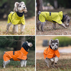 Impermeabile per Cani Regolabile con Striscia Riflettente, Poncho Antipioggia per Cani - Product Image 4