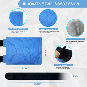 Wiederverwendbare, verstellbare Nylon-Gel-Gelenk-Eisbinde, Kühlpack für Heiß-Kalt-Therapie, Knie- und Knöchelschmerzen, Sportverletzungen - Product Image 2