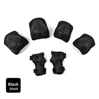 Ensemble de 6 protections pour enfants pour le roller et la trottinette, genouillères et coudières en EVA durables, flexibles et confortables
