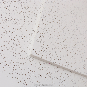 Giá thấp len khoáng sản treo trần Hội Đồng Quản trị không thấm nước Acoustic gạch Trần với hình vuông Trần đục lỗ - Product Image 5